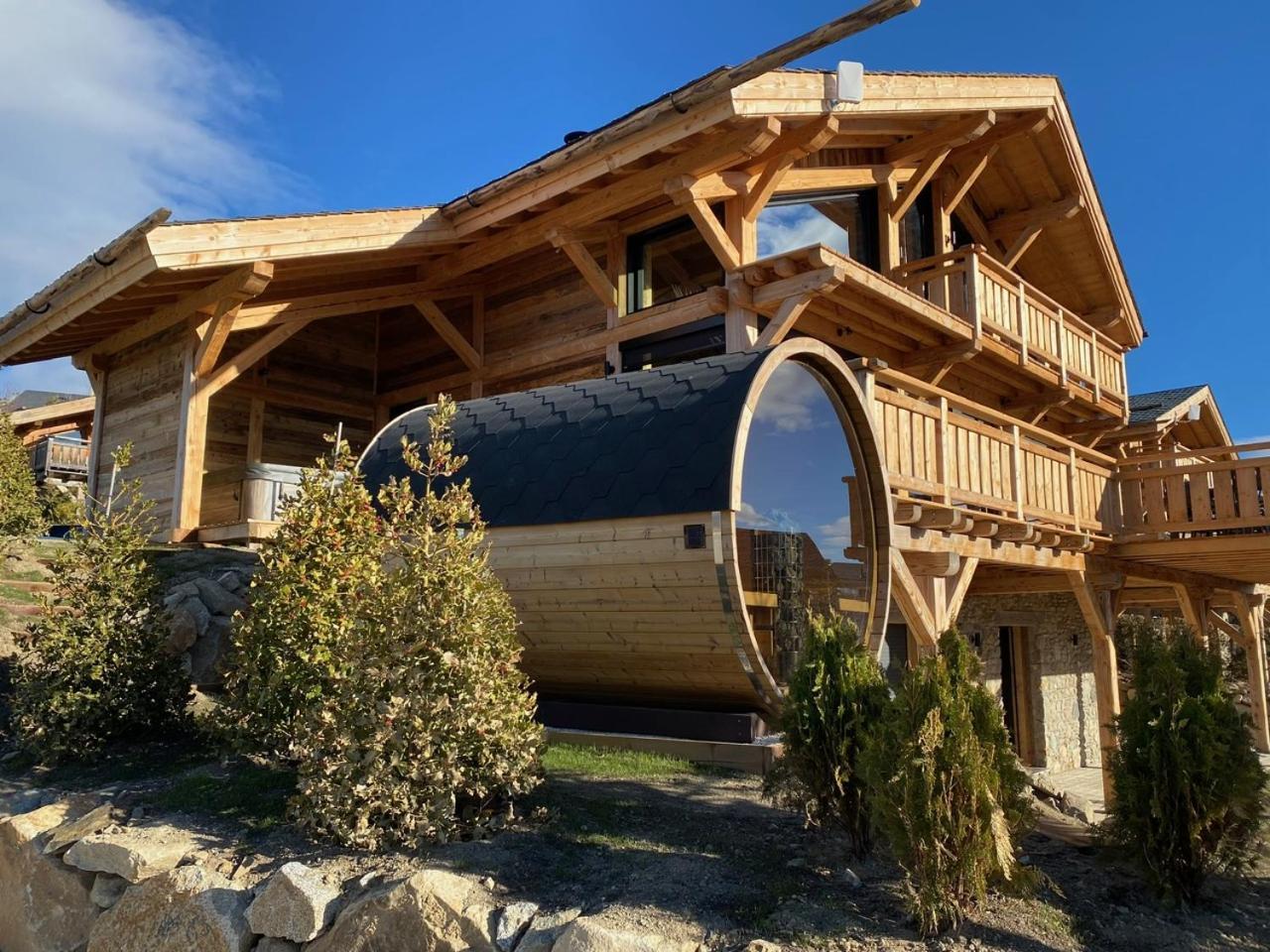 Chalet Aguila - Jacuzzi Et Sauna Panoramique - Construit En 2023 Bolquere Pyrenees 2000 Exteriér fotografie